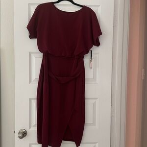 Kensie Burgundy Sheath Dress. Size 4.